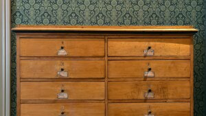 detail of a cabinet